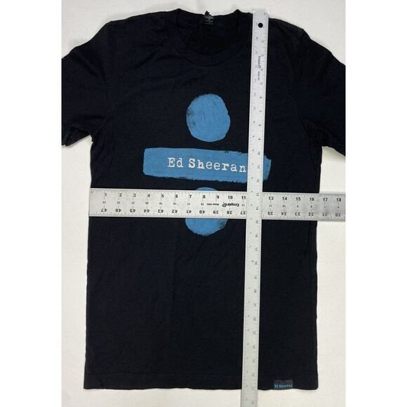 Ed Sheeran Divide Tour T-shirt Women Adult Small Black Music Short Sleeve - Picture 7 of 7